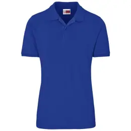 Mens Houston Stretch Golf Shirt Royal Front